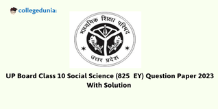 UP Board Class 10 Social Science Question Paper 2023 (Code 825 EY) with Solutions PDF is Available to Download